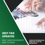 Front Cover of 2021 Tax Updates for Anesthesia Providers
